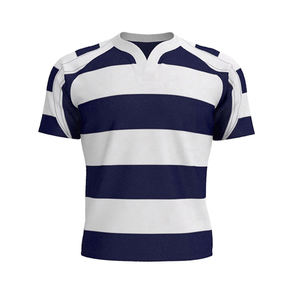 El conjunto de rugby de alto rendimiento incluye camiseta y pantalones cortos hechos con material duradero, de ajuste cómodo para atletas, adecuado para el entrenamiento. - Product Image 2