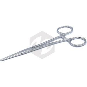 Pinza Hemostática Crile Recta de 6.25 Pulgadas, Pinza Quirúrgica con Bloqueo, Mordazas Serradas, Acero Inoxidable, Instrumentos Médicos para Fijación - Product Image 1