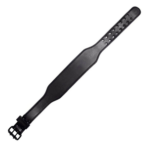 Cinturón de Cuero para Levantamiento de Pesas con Forro de Gamuza, para Hombres y Mujeres, Soporte para Entrenamiento en Gimnasio - Product Image 3