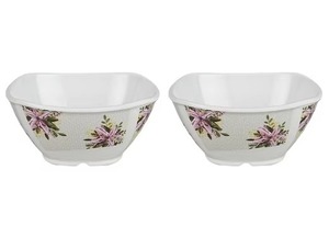 Ensemble de dîner élégant en mélamine Bataniya 4 pièces avec triple revêtement, finition résistante aux taches et à la casse - Product Image 6