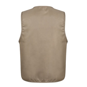 Nouvelle veste sans manches respirante à la mode mince multi-poches gilet de travail personnalisé avec logo pour hommes - Product Image 2