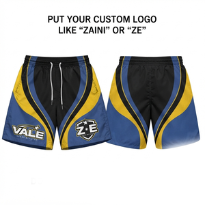 กางเกงขาสั้นกันลมผู้ชาย ZAINI ZI-245 ผ้าไมโครไฟเบอร์โพลีเอสเตอร์/ไนลอน 100% ผิวสัมผัสแบบพีช 160 GSM สีแดง เอวกลาง ปิดด้วยเชือกผูกด้านหน้า - Product Image 1