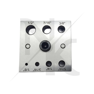 Cortador de Discos de Precisión, Forma Redonda, con 7 Punzones de Tamaño 1/8" - 1/2", para Joyería, Acero Inoxidable, Diferentes Formas - Product Image 5