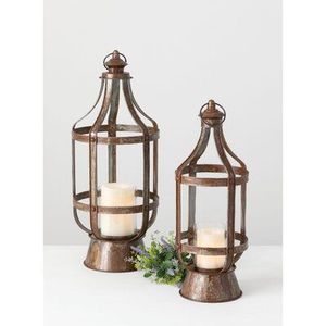 <b>Square</b> decorative metal <b>candle</b> lantern stylish design for table decor enhancing aesthetic appeal of home interiors - Product Image 6