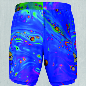 Men's Quick Dry Breathable <b>Canvas</b> Solid Elastic Waist Casual Shorts - Product Image 2