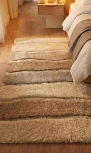 Alfombra Moderna de Lana con Rayas Neutras, Suave y Afelpada, Antideslizante, Hecha a Mano, con Diseño Geométrico Abstracto para Sala de Estar, Dormitorio y Decoración del Hogar - Product Image 6