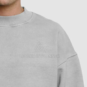 Sweat-shirts pour hommes à prix réduit, effet délavé, de qualité supérieure, à manches longues, produit de qualité supérieure - Product Image 3
