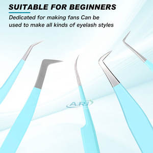 Pince à épiler à pointe en fibre, pointe fine, antistatique, en acier inoxydable, outils pour l'artisanat et les projets de bricolage, pince à épiler de précision à pointe en fibre - Product Image 4