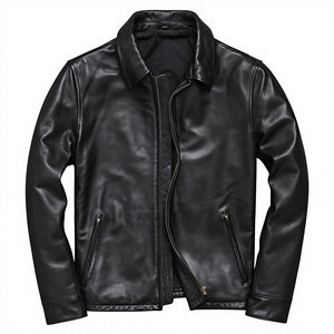 Veste de motard en cuir 100% original, toile imperméable, coupe-vent, respirante, pour usage extérieur en hiver, personnalisation de la marque sur le devant, coupe classique - Product Image 6