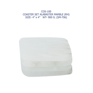 ชุดจานรองแก้วอิมพีเรียลอะลาบาสเตอร์สุดหรู งานฝีมือประณีต ภาชนะหินคุณภาพสูง ของตกแต่งโต๊ะอาหารระดับพรีเมียม ขายส่งจำนวนมาก ราคาโรงงาน - Product Image 6