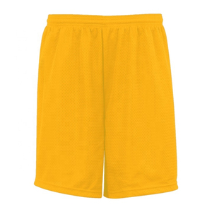 Elastic Mid Waist Woolen Solid Front Embroidered Men Shorts Breathable Lightweight Athletic Sports Training - Product Image 4