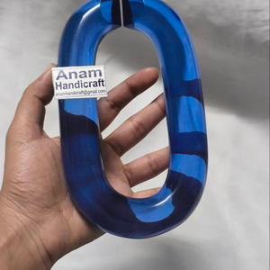 Customized Modern Acrylic Chain Wall Accents Handmade Modern <b>Ornamental</b> Resin Hanging for Home Decor Diwali Festival Ready - Product Image 1