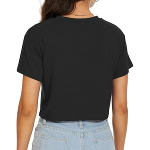 T-shirt court décontracté oversize pour femme, style streetwear, tendance européenne, vêtements OEM - Product Image 6