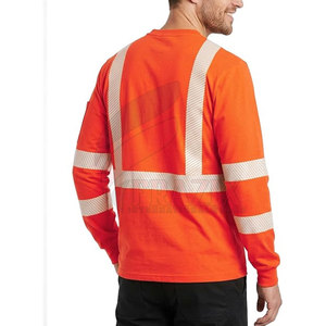 Chemise de travail à manches longues de haute qualité, en mélange de coton, tissu résistant, vêtements de travail pour entrepôt industriel - Product Image 3