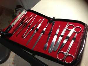 Kit de disección biológica de acero inoxidable de 22 piezas - Tijeras, pinzas, sondas para laboratorio, enseñanza y experimentos estudiantiles de Dentavex - Product Image 5