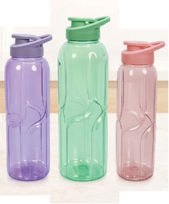 Bouteille de sport 750 ml 500 ml en Tritan, pour randonnée, enfants et adultes, écologique, compatible lave-vaisselle, transparente, portable, avec paille, en plastique, étanche - Product Image 4