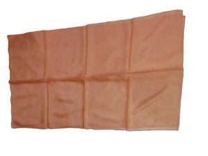 Élégant foulard long uni 100 % soie pour femme, doux pour la peau, collection été personnalisée, motif géométrique décontracté - Product Image 2