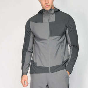 Men's <b>Lightweight</b> Waterproof Windbreaker <b>Jacket</b> Custom Logo Outdoor Sport Hooded Windproof <b>Running</b> Training Coat Activewear - Product Image 1