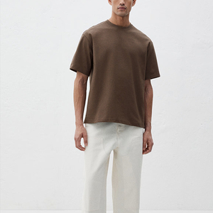 Camiseta de Hombre de Alta Calidad, Algodón, Manga Corta, Corte Holgado, Transpirable, para Uso Diario Informal - Product Image 3