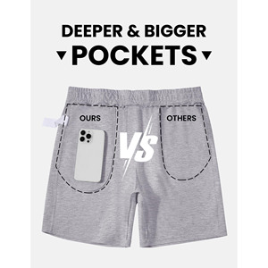 Pantalones Cortos Deportivos Personalizados con Bordado y Logotipo, Ligeros, 100% Poliéster y Algodón, con Botones Laterales, para Hombre - Product Image 5
