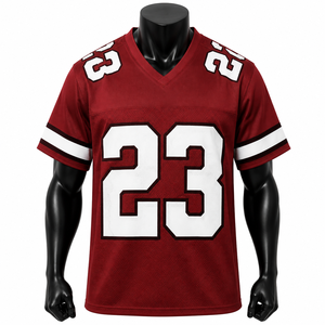 Maillots de football classiques vintage personnalisés respirants – Kits d'uniformes de football – Chemises et hauts de football découpés automatiquement - Product Image 5