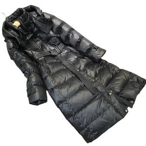 Abrigo de pie impermeable adelgazante de longitud media estilo coreano a la moda para mujer cierre de cremallera teñido invierno cintura-ajustado largo - Product Image 3