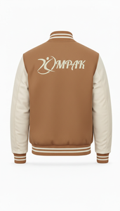 Ropa al por Mayor con Letras de Chenilla y Forro Acolchado Estilo Universitario Auténtico, Estética Americana - Product Image 3