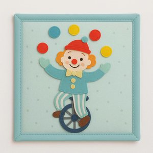 Libro de Actividades de Fieltro Big <span class=keywords><strong>Circus</strong></span> |   Juguete Mágico Interactivo para Niños Pequeños |   Libro Sensorial Educativo Hecho a Mano para Niños Pequeños, Juguetes Sensoriales - Product Image 4