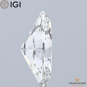 Hermoso Diamante Cultivado en Laboratorio con Corte Ovalado CVD de 3.50 Quilates, Color F, Claridad VVS2, Certificado IGI, Joyería Contemporánea - Product Image 6