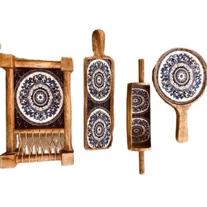 2024 Traditional Design Handmade Serving Tray Cheese Platter for Serving Different Food Items Designer Hot <b>Plate</b> for Serve Food - Product Image 1