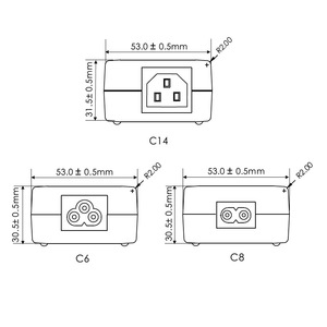 45W 18V 2.5A AC-<b>DC</b> Adapter Desktop Type IEC320 C8 - Product Image 3