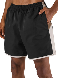 Pantalones Cortos Deportivos para Hombre, Tejido de Malla de Poliéster/Nailon, Transpirables, Tejido de Punto de 160 g, Bolsillos con Cordón, Logotipo Frontal Personalizable, para Correr - Product Image 4
