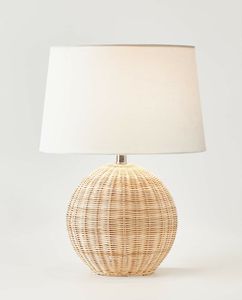 Lámpara de Mesa LED de Lujo, Moderna y Vintage, de Ratán, para Dormitorio o Estudio, con Protección Ocular, Decoración Dorada, de BD - Product Image 3