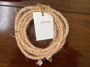 Cuerda de Yute Natural Trenzada Resistente y Reciclable con Cuerda de Manila para Decoración del Hogar, Manualidades, Cordel de Manila Trenzado para Muebles y Artículos Náuticos - Product Image 2