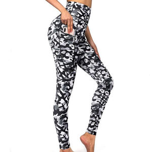 Best Sellers High Waist Plus Size <b>Leggings</b> with <b>Pockets</b> Workout Gym Fitness Yoga Pants Women Breathable Stretch Activewear - Product Image 2