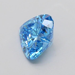 Diamant Gemver 4 carats, bleu vif fantaisie, taille cœur, cultivé en laboratoire, clarté VS, certifié IGI, excellente taille, pour la fabrication de bijoux - Product Image 3