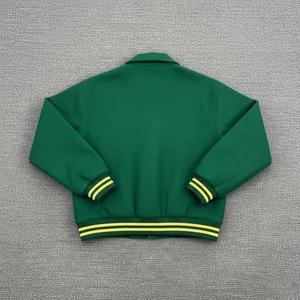 Varsity <b>Wool</b> & Leather XXS to 6XL Man Varsity Baseball Jacket Cotton Blend Letterman Jackets Jacket Hot Rate - Product Image 2