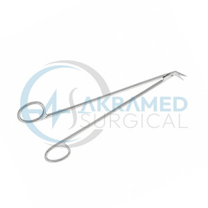 Ciseaux pour artères coronaires Diethrich 18 cm 7 pouces Angle de 90 degrés Instrument chirurgical cardiovasculaire Certifié CE - Product Image 4