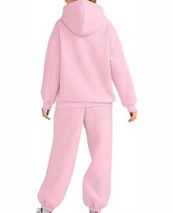 Conjuntos Deportivos de Invierno para Mujer, de Alta Calidad, Casuales, de 2 Piezas, Largos, para Correr, Yoga, Gimnasio, 100% Algodón Felpa, Pakistán - Product Image 4