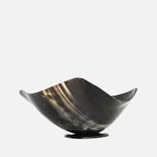 ชุดชามเขาควายขัดเงา ลายวนธรรมชาติ ของตกแต่งบ้านแบบออร์แกนิก - Product Image 3