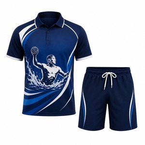 Ensemble polo et short pour homme de haute qualité, vêtements de sport décontractés d'été haut de gamme, logo personnalisé, fabricant de vêtements deux pièces - Product Image 5