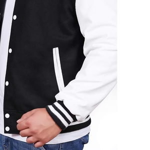 2026 New Casual <b>Men</b> Streetwear Cool Varisty <b>Jacket</b> for <b>men</b> <b>Leather</b> Versity University Bomber College <b>Jacket</b> For <b>Men</b> - Product Image 5