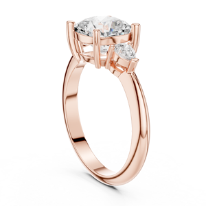 Anillo de Compromiso de Lujo para Mujer, Oro Amarillo de 14K, Corte Cojín de 3 CT con Diamante Cultivado en Laboratorio con Certificación IGI, para Aniversario o Boda - Product Image 4