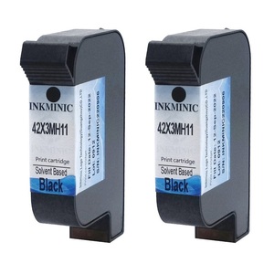 Cartouche d'encre solvant noire à séchage rapide 42 ml 42X3MH29 42X3MH30 42X3MH32 avec puce pour imprimante de codage à jet d'encre Loogal EA ES EP TIJ - Product Image 5
