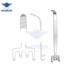 Retractor Facial Walter de 19 cm (7.5 Pulgadas), Retractor Quirúrgico de Acero Inoxidable, Instrumento Médico Reutilizable para Lifting Facial y Cirugía Plástica - Product Image 4