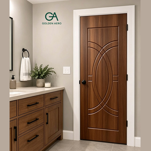 Puerta Interior Moderna de Madera Sólida con Acabado para Dormitorio, Apartamento o Villa - Product Image 4