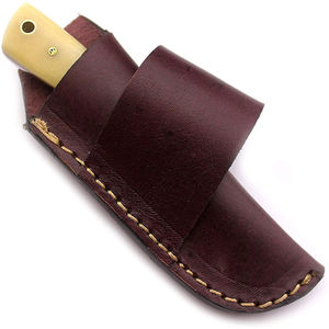 Cuchillo desollador de acero de Damasco con hoja duradera, herramienta de supervivencia para exteriores, cuchillo para desollar de acero de Damasco - Product Image 4