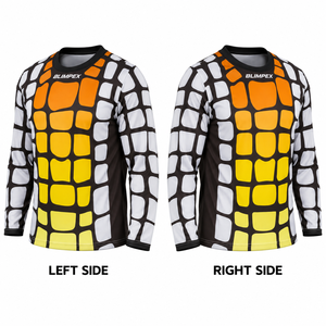 Camiseta de portero sublimada personalizada para hombre, camiseta de entrenamiento de fútbol de manga larga con diseño de escamas de reptil, ropa de equipo OEM - Product Image 3