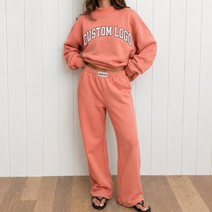 Pull en maille oversize tendance pour femme, col montant, col rond, sweat-shirt confortable et décontracté, vêtement de mode - Product Image 2