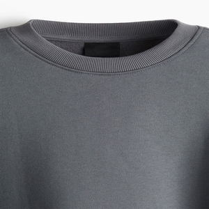 Sudaderas de Cuello Redondo Lisas para Hombre, de Alta Calidad, con Forro Polar, Personalizables con Bordado, Corte Holgado, Estilo Casual, Vintage, OEM - Product Image 5